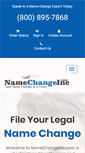 Mobile Screenshot of namechangeinc.com